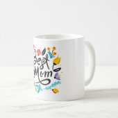Meilleure maman café Mug (Devant droit)