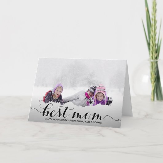 Meilleure maman | Carte de fête des mères de la ca (Devant)