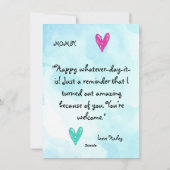 Meilleure Maman Carte De Vœux Fête Des Mères (Dos)