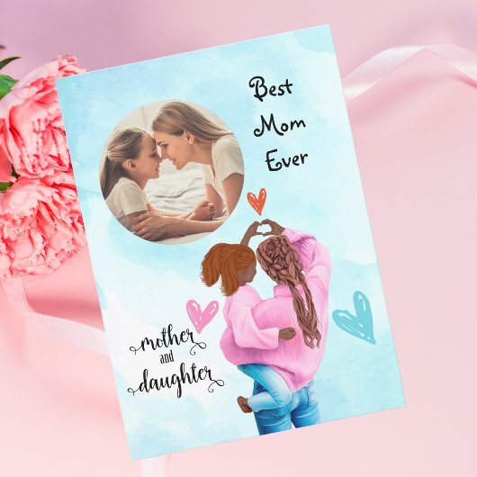 Meilleure Maman Carte De Vœux Fête Des Mères