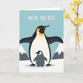 Meilleure Maman Carte d'Illustration d'Oiseau (Fleur jaune)