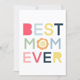 Meilleure maman Carte Jamais Mères Fête Moms Anniv