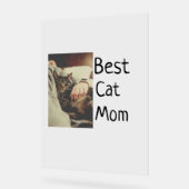 Meilleure maman chat papa ajouter chat photo nom c (Angle)