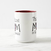 Meilleure maman dans Tennessee Mug 15oz (Centre)