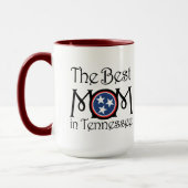 Meilleure maman dans Tennessee Mug 15oz (Gauche)