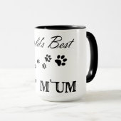 Meilleure maman de chat au monde - Mug Combo (Devant droit)