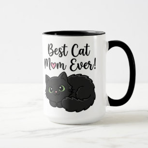 Meilleure Maman de Chat Noir Tasse à Café
