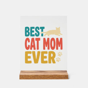 Meilleure Maman de Chat Vintage Design de Amateur
