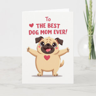 Meilleure Maman de Chien Carte d'Amour
