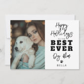 Meilleure Maman de Chien | Carte de Fêtes Photo (Devant)