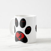 Meilleure maman de chien jamais café Mug (Devant gauche)