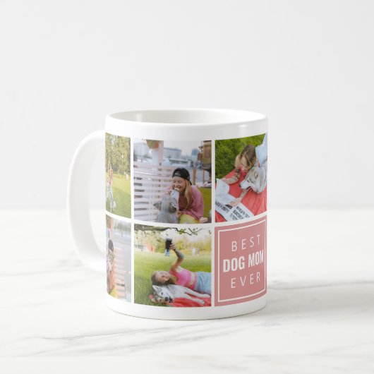 Meilleure maman de chien jamais café Mug (Devant gauche)