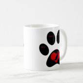 Meilleure maman de chien jamais café Mug (Devant droit)