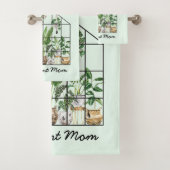 Meilleure Maman de Plante de Maison à l'Aquarelle (En situation)