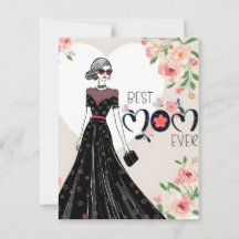 Meilleure Maman de toujours Carte de la Fête des M