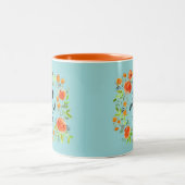 Meilleure maman depuis l'aquarelle Floral Café Mug (Centre)