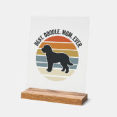Meilleure maman Doodle vintage pour chiens design_ (Angle)