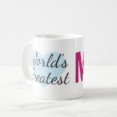 Meilleure maman du monde (11 oz) Café Mug (Devant gauche)