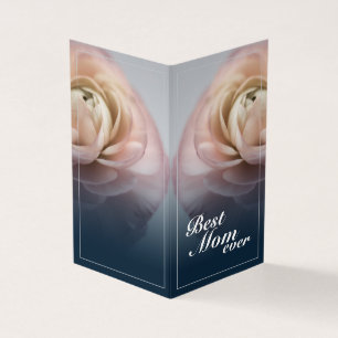 Meilleure Maman du Monde avec Grande Rose Rose