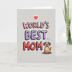 Meilleure Maman du Monde Carte Graphique