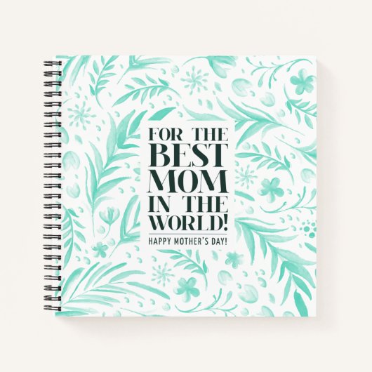 Meilleure maman du monde Fête des mères | CARNET (Devant)