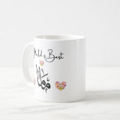 "Meilleure maman du monde" Mug de la maman arabe (Devant gauche)