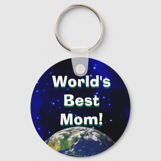 Meilleure maman du monde ! Porte-clés (Recto)