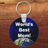 Meilleure maman du monde ! Porte-clés (Recto)