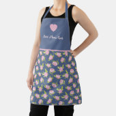 Meilleure maman et impression de fleur. Tablier to (Insitu)