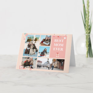 Meilleure maman Ever 5 Photo Carte Collage Fête de