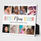 Meilleure maman Ever 8 Photo Collage Plaque (Côté)