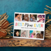 Meilleure maman Ever 8 Photo Collage Plaque (Côté)