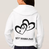 Meilleure maman Ever - Cœurs Élégants (Dos)