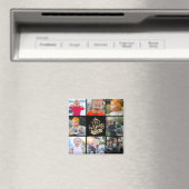 Meilleure Maman Ever Gold Photo Collage Magnet cad (In Situ (Lave-vaisselle))