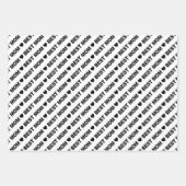 Meilleure maman Feuilles de papier à envelopper no (Devant 2)