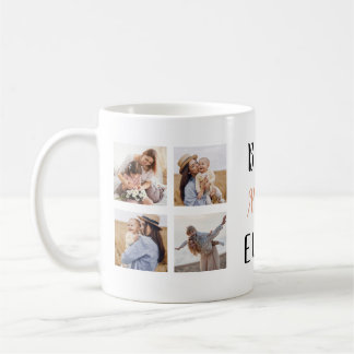 Meilleure maman jamais | 5 Photos Carrés Café Mug