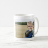 Meilleure Maman Jamais Boho Rose Photo Café Mug (Devant droit)