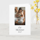 Meilleure Maman Jamais ! Carte (Fleur jaune)