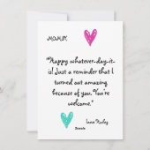 Meilleure Maman Jamais Carte de Vœux Fête des Mère (Dos)