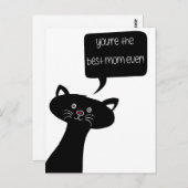 Meilleure maman jamais ! - Carte postale de chats  (Devant / Derrière)