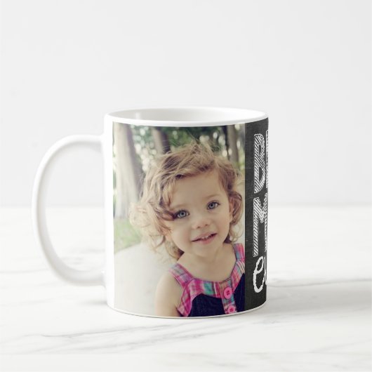 Meilleure maman Jamais Chalk Mug (Gauche)
