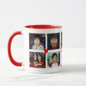 Meilleure maman Jamais Coeurs 9 photo Custom Mug (Gauche)