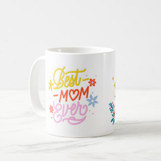 🌈 Meilleure maman jamais - Coloré Cartoon Hug Mug