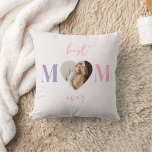 Meilleure maman jamais Coussin personnalisé - Phot