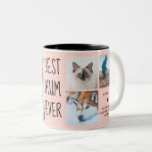 Meilleure maman Jamais Custom Photo Mug (Devant droit)