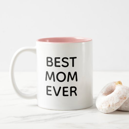 Meilleure maman jamais | Fête des Mères Mug à café (Avec donut)