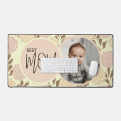 Meilleure maman Jamais Floral Motif Photo (Clavier et souris)