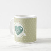 Meilleure maman jamais floral Mug (Devant gauche)