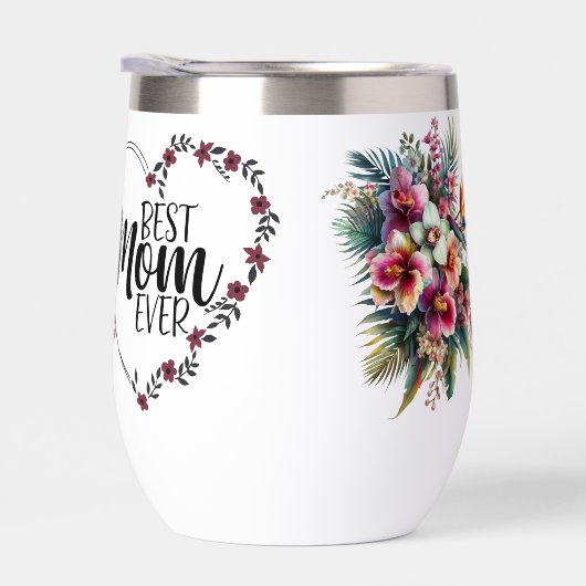 Meilleure maman jamais florale (Droite)