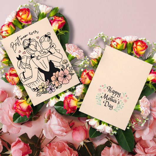 Meilleure maman jamais maman, coutume enfants / ca